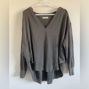 We the Free waffle knit oversized long sleeve